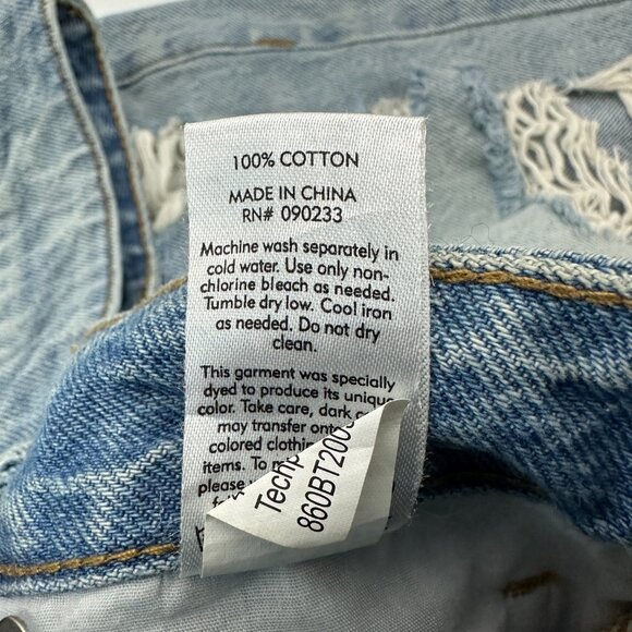 PacSun Distressed Mom Jeans Women's size 25 Medium Blue Denim Jeans - Picture 4 of 5